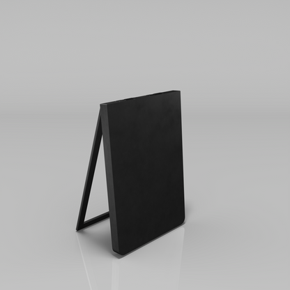 Luniah mirror folded flat showing compact storage